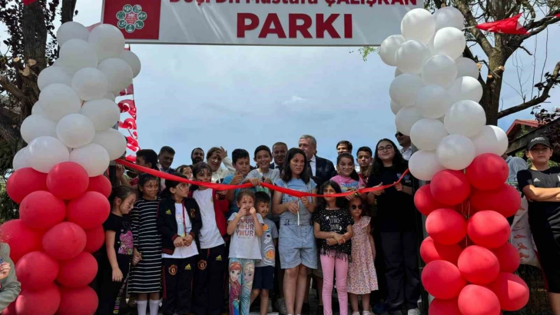 O İsim Mengen'de Çocuk Parkına Verildi