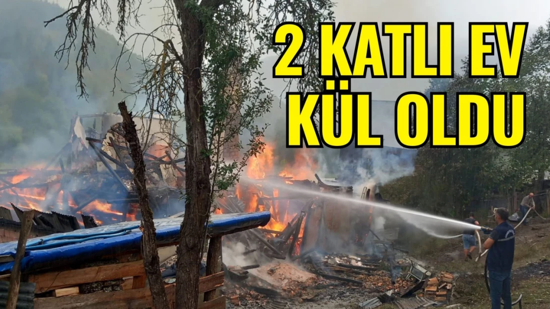 2 Katlı Ev Kül Oldu