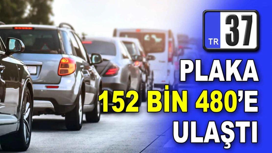 37 Plaka 152 Bin 480'e Ulaştı