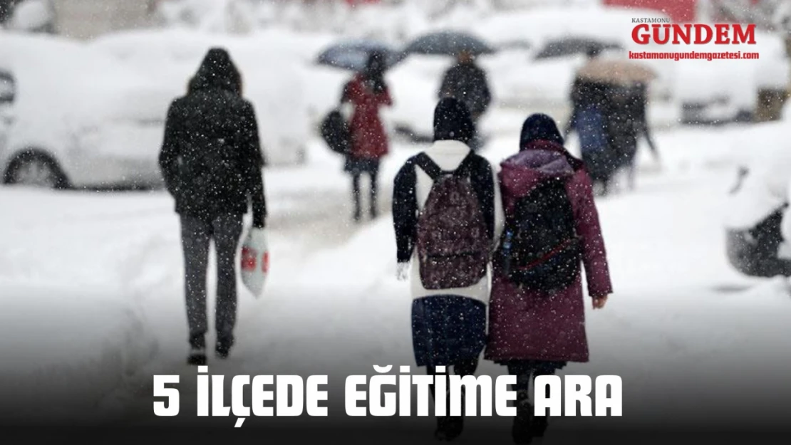 5 İlçede Eğitime Ara