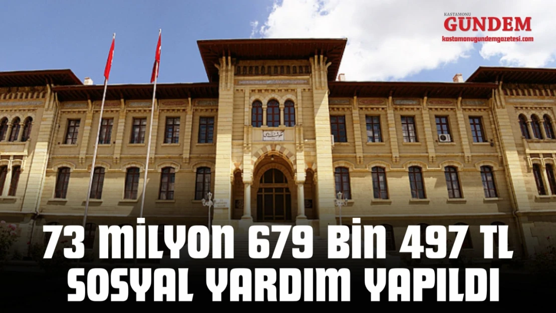 73 Milyon 679 Bin 497 Tl Sosyal Yardım Yapıldı