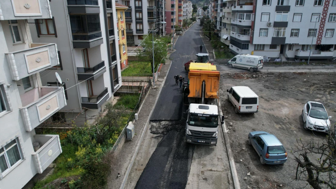 Abana'da alt yapıdan sonra üst yapı çalışmaları tam gaz