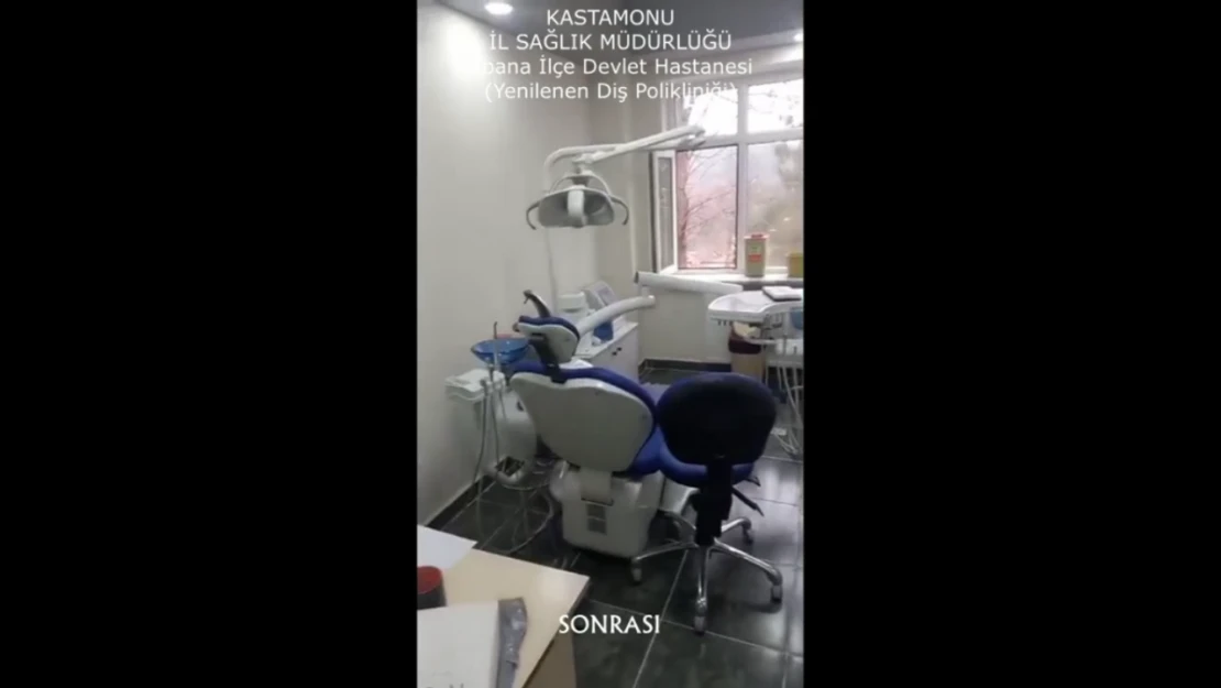 Abana'da Diş Tedavisi Polikliniği Yenilendi