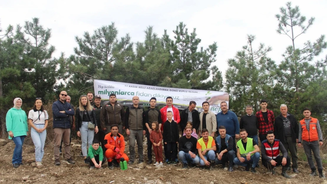 Abana'da Fidanlar Toprakla Buluştu