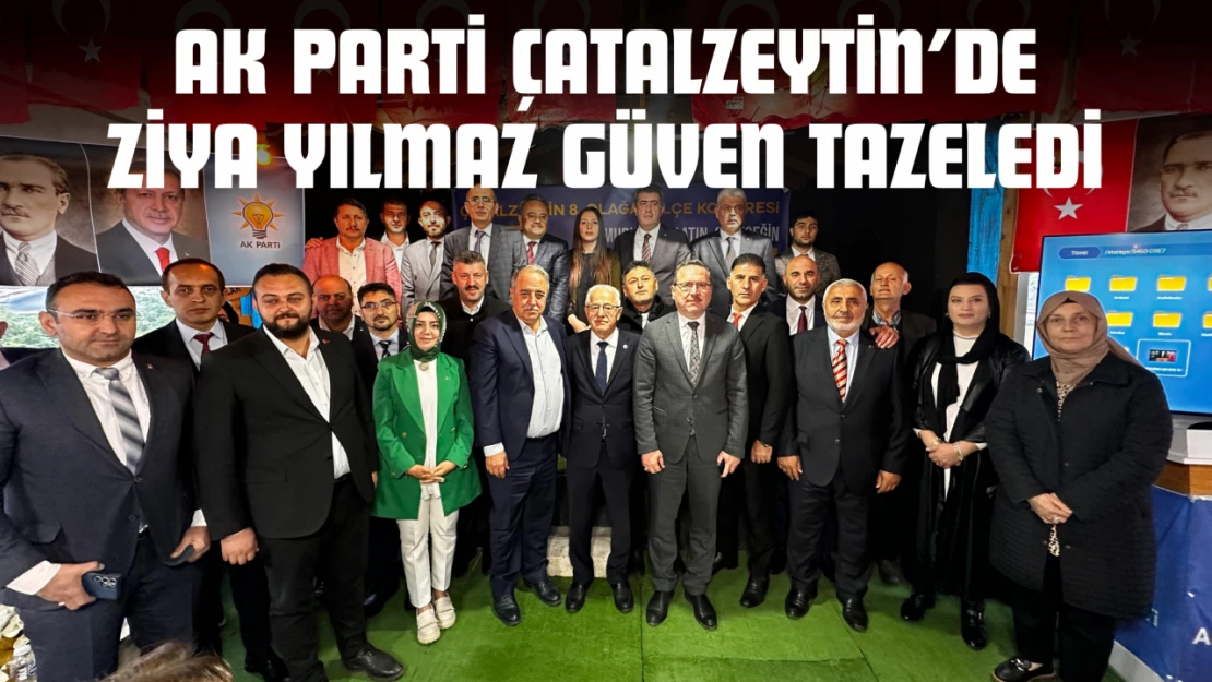 AK Parti Çatalzeytin'de Ziya Yılmaz Güven Tazeledi