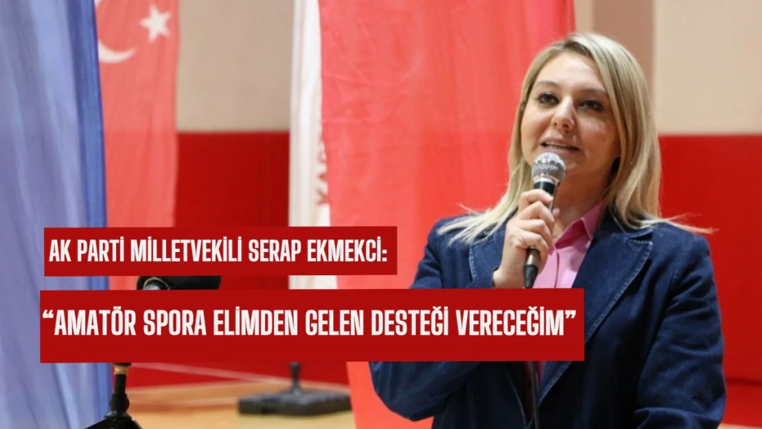 AK Parti Milletvekili Ekmekci'den amatör spor açıklaması