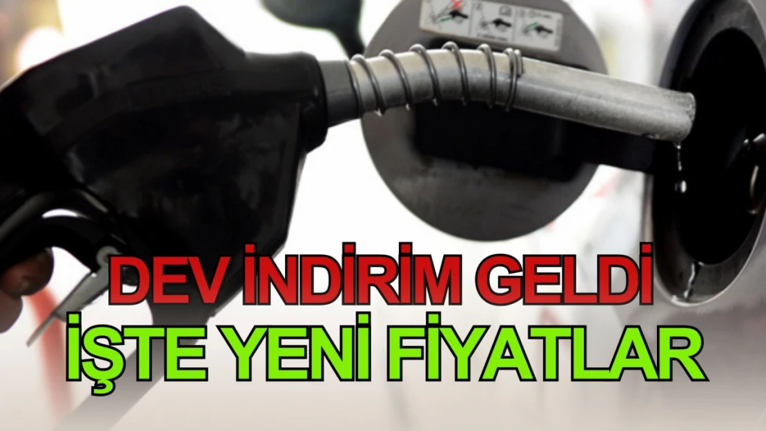 Akaryakıta Dev İndirim Geldi, İşte Yeni Fiyatlar