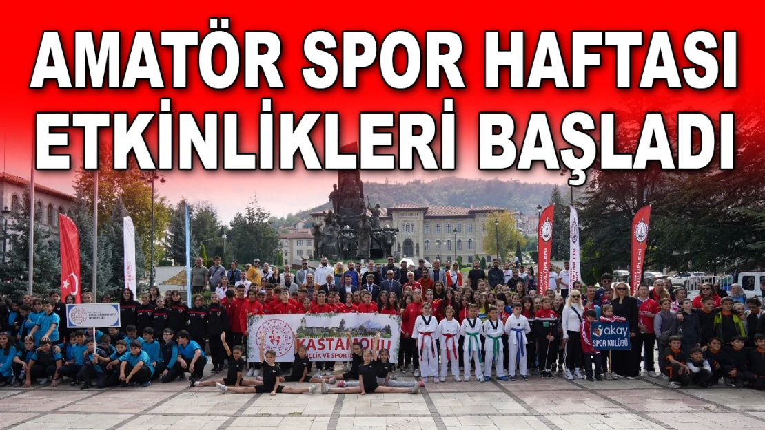 Amatör Spor Haftası Etkinlikleri Başladı