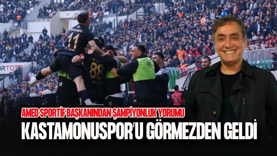 Amed Sportif Başkanı Elaldı, Kastamonuspor'u Görmezden Geldi!