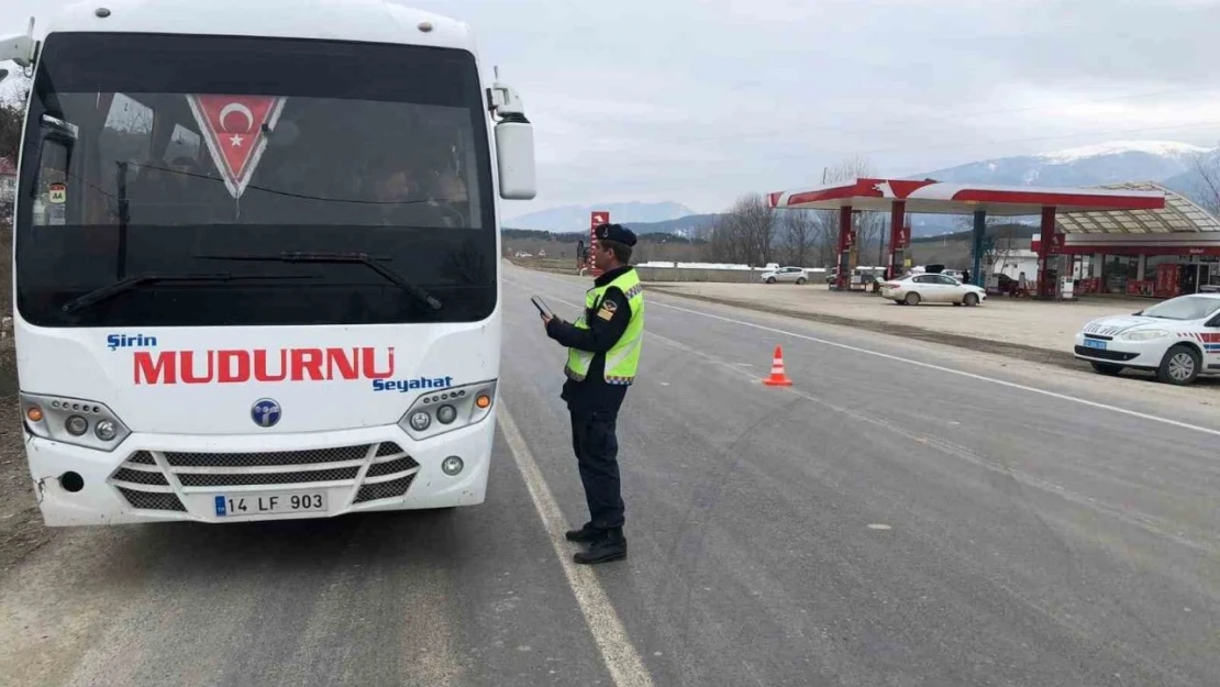 Ankara-Zonguldak'ı Birbirine Bağlayan Yolda Sıkı Denetim