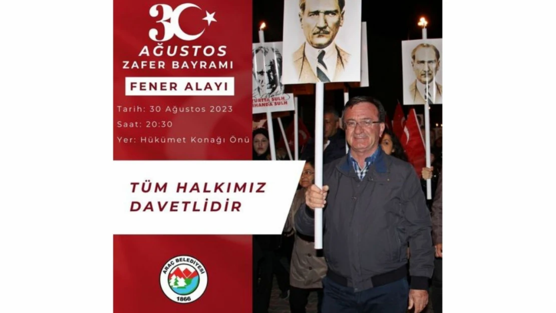 Araç'ta Zafer Yürüyüşü düzenlenecek