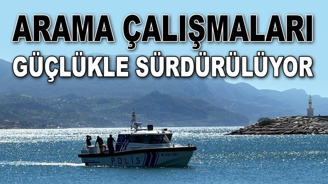 Arama Çalışmaları Güçlükle Sürdürülüyor