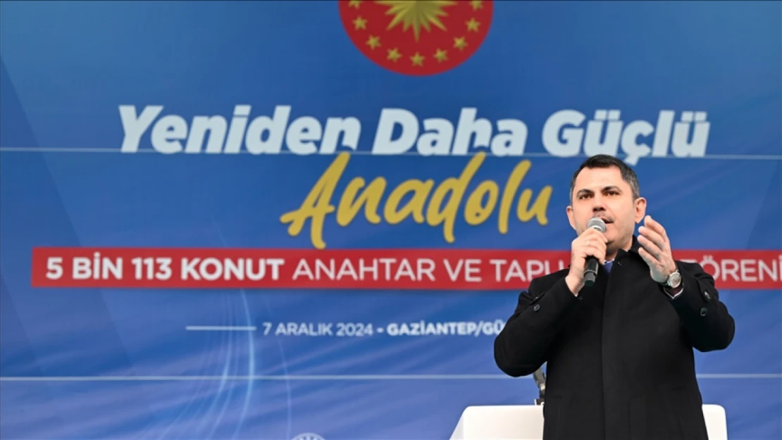 Bakan Kurum'dan Depremzedeler İçin 'Konut' Açıklaması