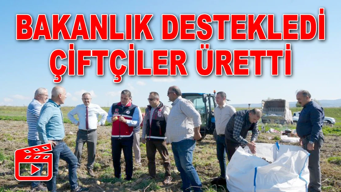 Bakanlık Destekledi Çiftçiler Üretti