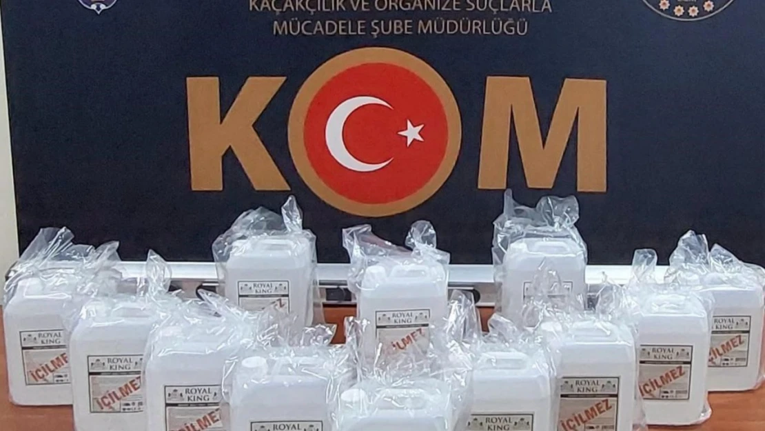 60 Litre Etil Alkolle Yakalandı, Bahanesi 'Pes' Dedirtti!