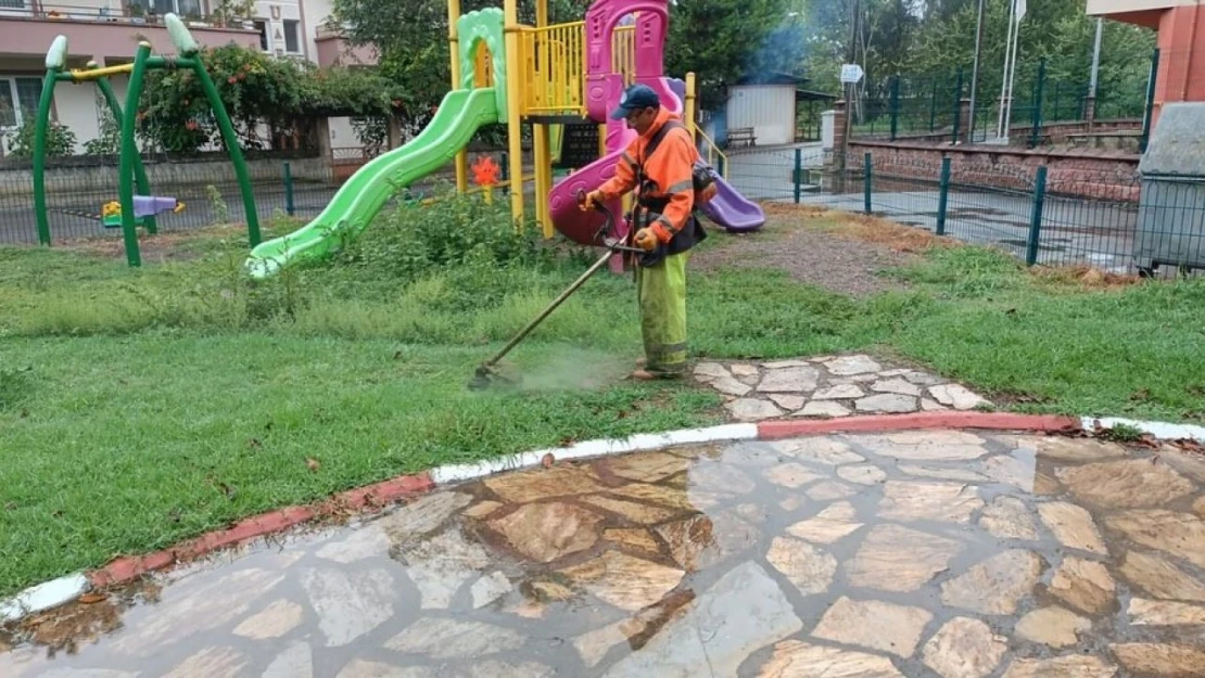 Bartın'da Parklara Kış Bakımı