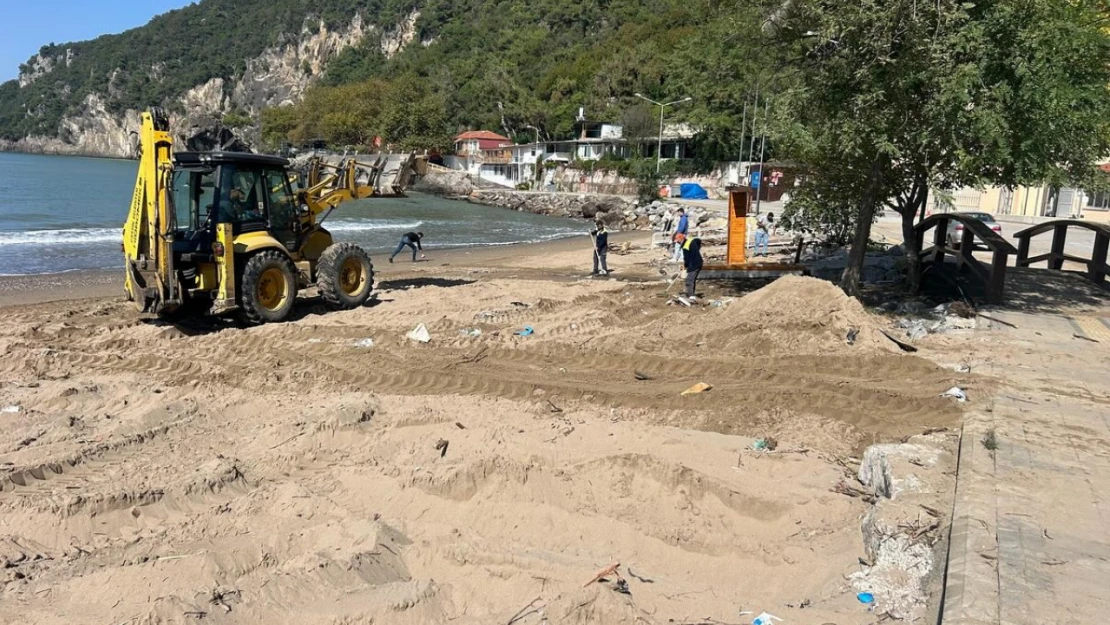 Bartın'da Yağış Sonrası Temizlik