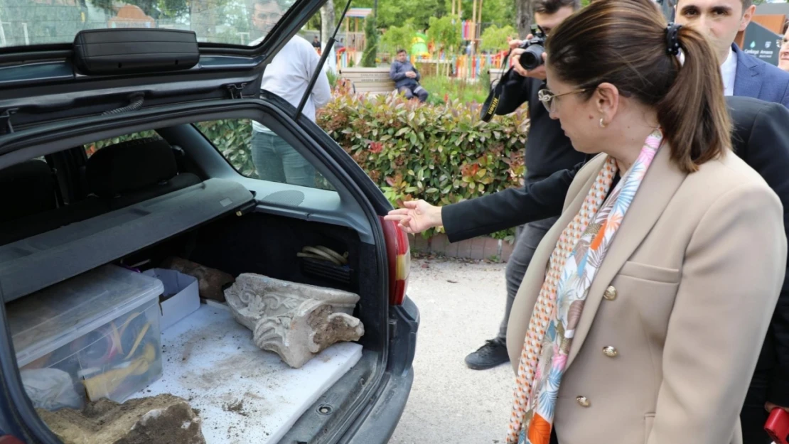 Bartın'daki doğalgaz hattı kazılarında tarihi parçalar bulundu