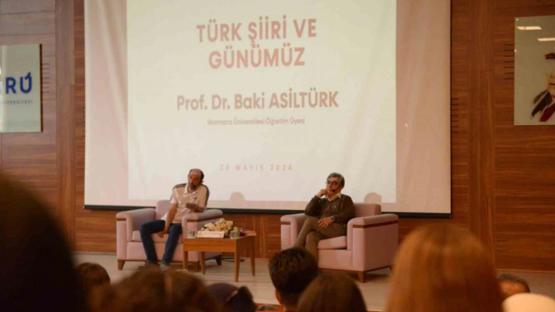 BARÜ'de Türk Şiiri Konuşuldu