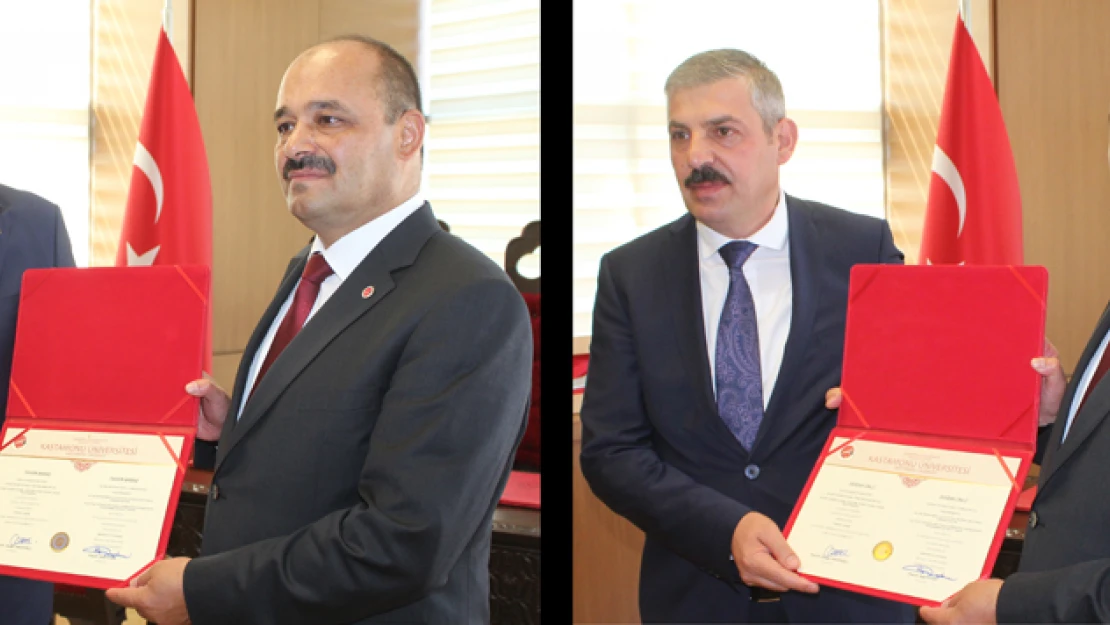 Başkanlar Yüksek Lisans diplomalarını aldı