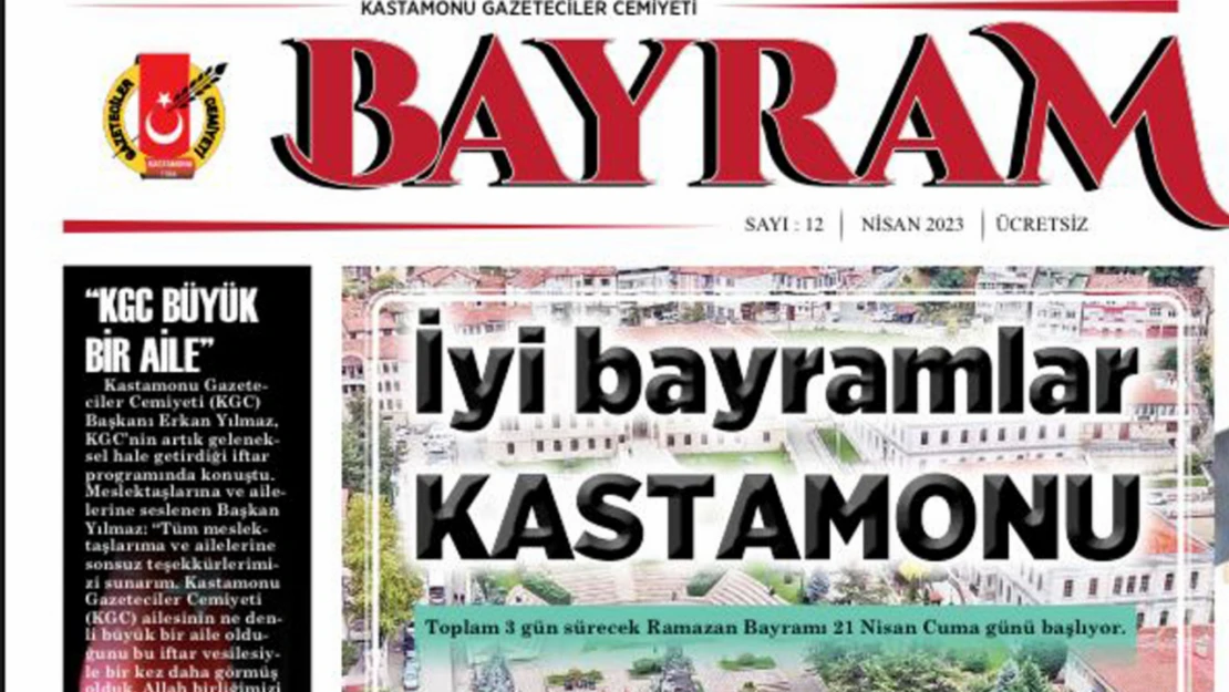 'Bayram' gazetesi dağıtıma çıktı