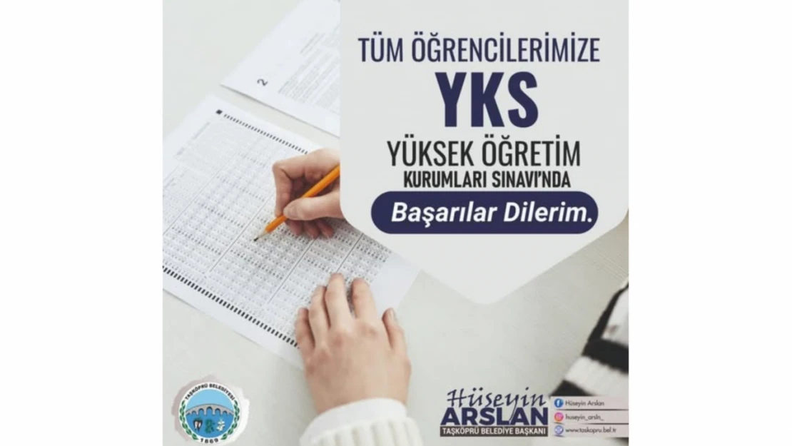 Belediye Başkanı Arslan Öğrencilere 'Başarılar' Diledi