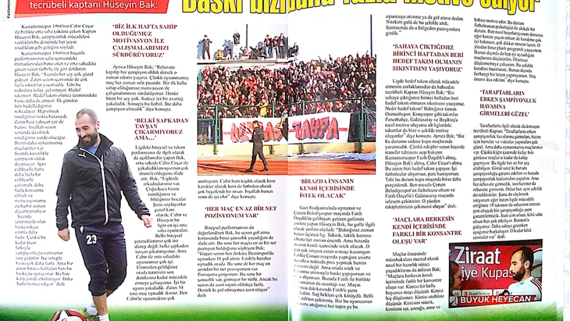 'Belediye Bülten' spor faaliyetlerine geniş yer verdi