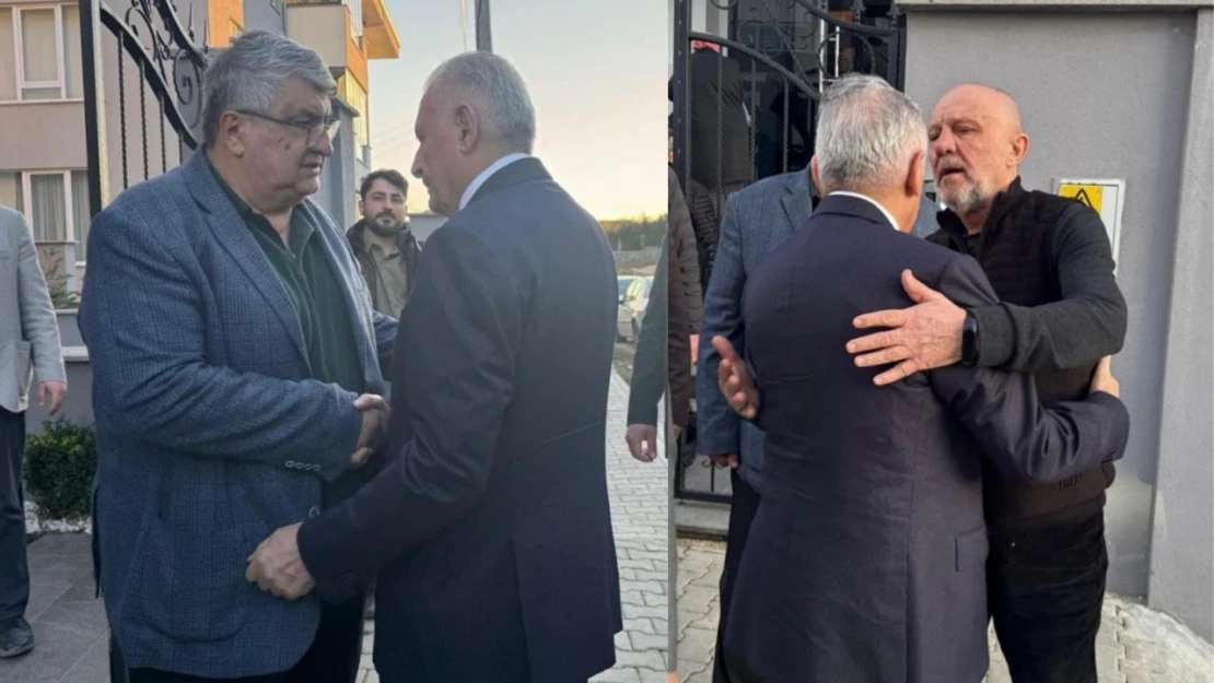 Binali Yıldırım'dan Taziye Ziyareti