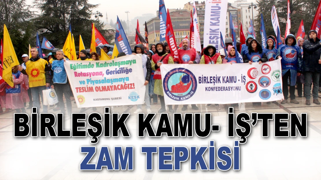 Birleşik Kamu- İş'ten Zam Tepkisi