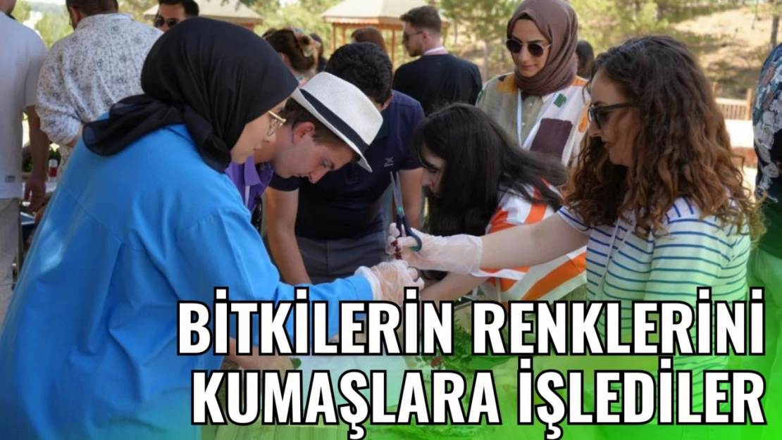 Bitkilerin Renklerini Kumaşlara İşlediler