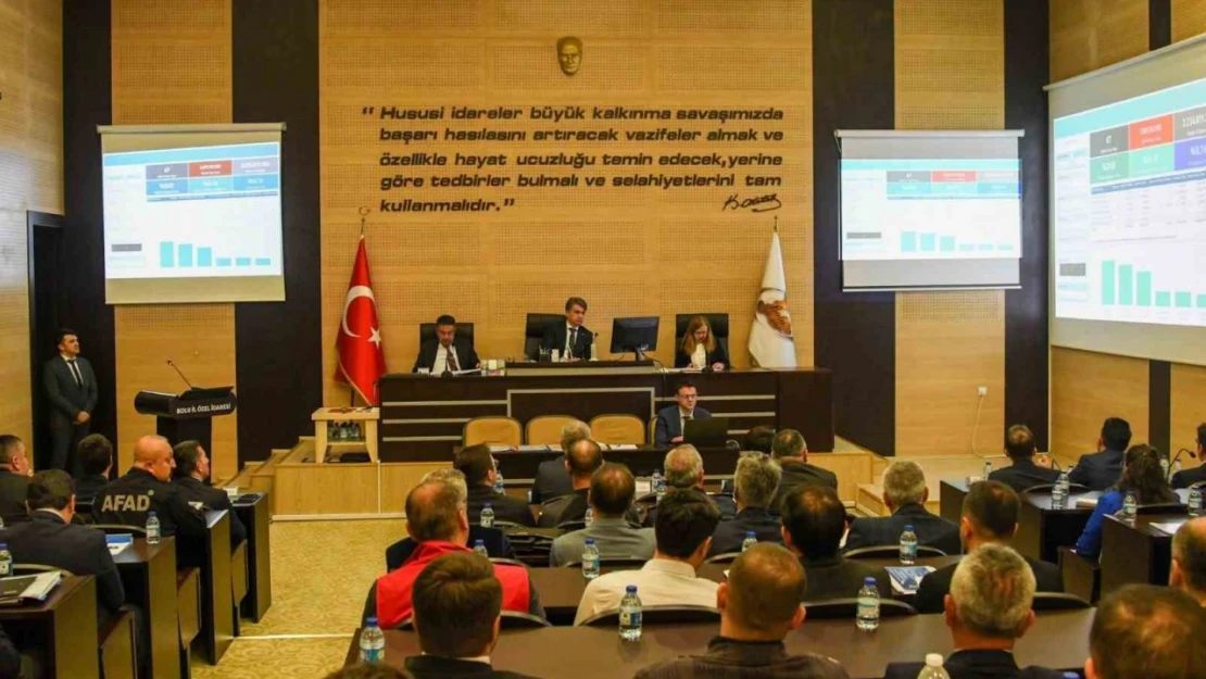 Bolu'da Afetlere Hazırlık