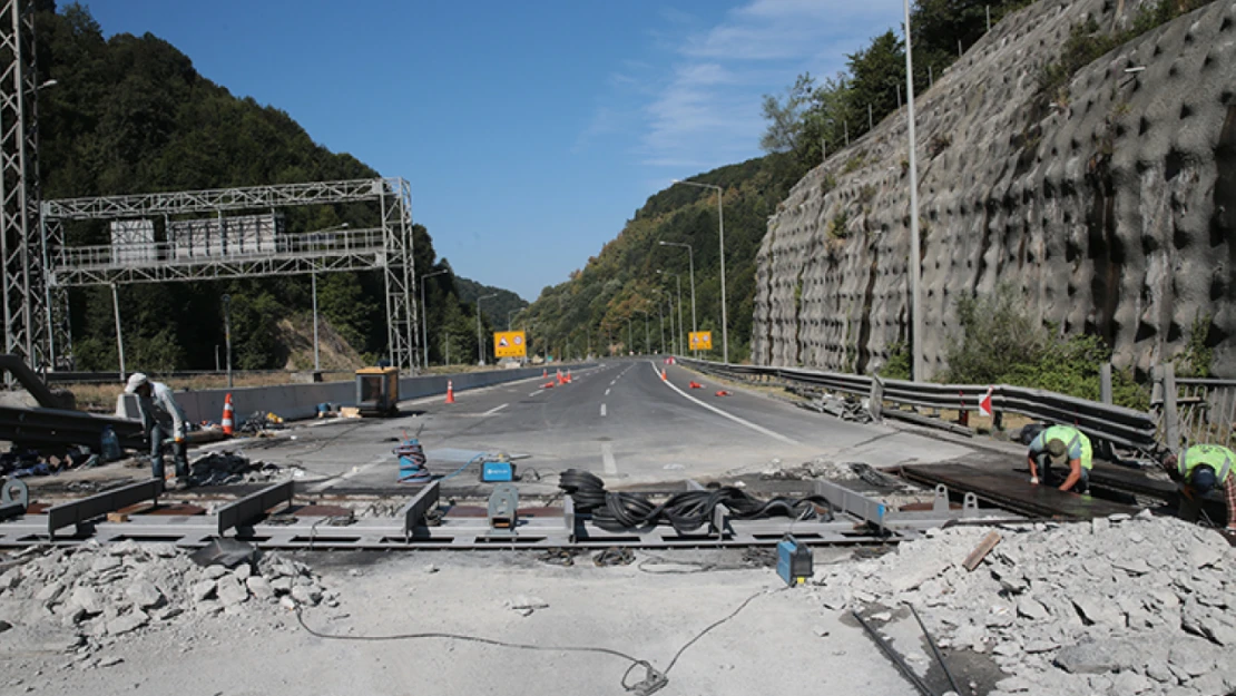 Bolu Dağı Tüneli'nde Çalışmalar Sürüyor