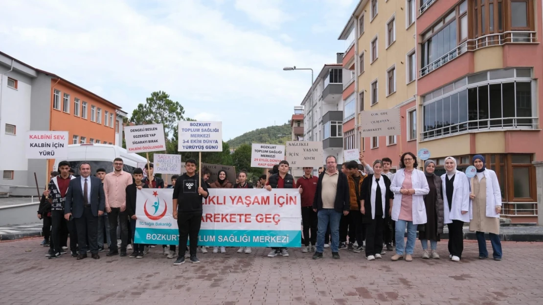 Bozkurt'ta sağlıklı yaşam için yürüdüler