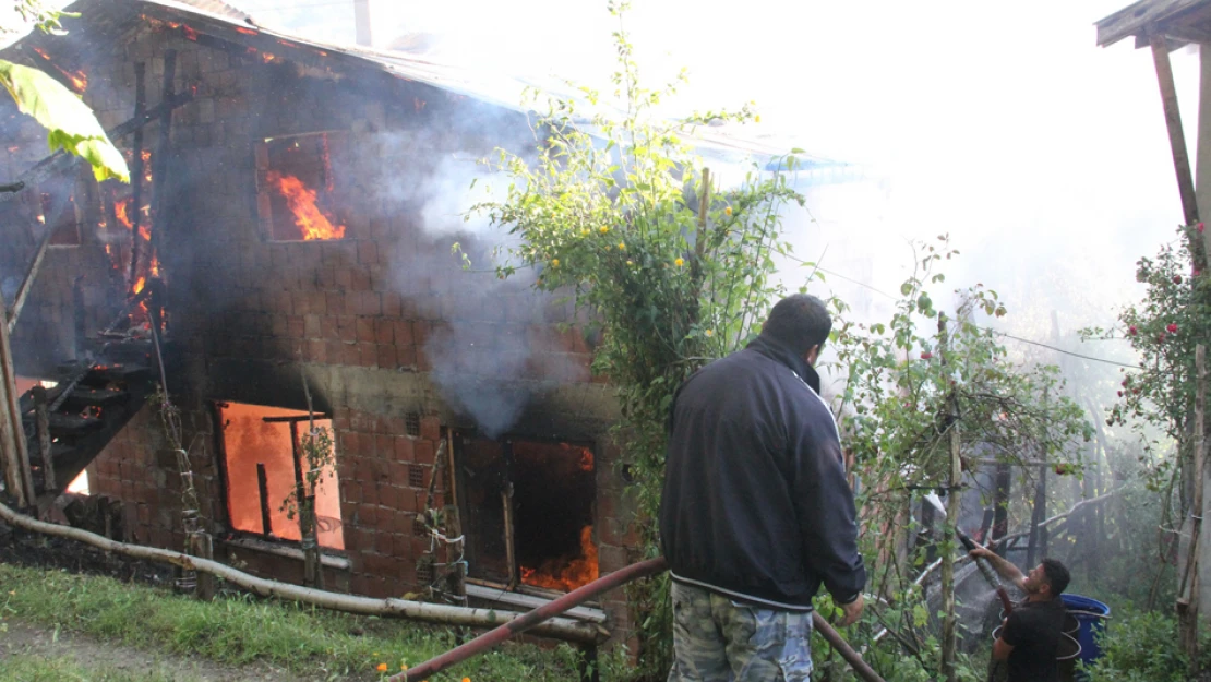 Bozkurt'ta alevler 2 evi yuttu