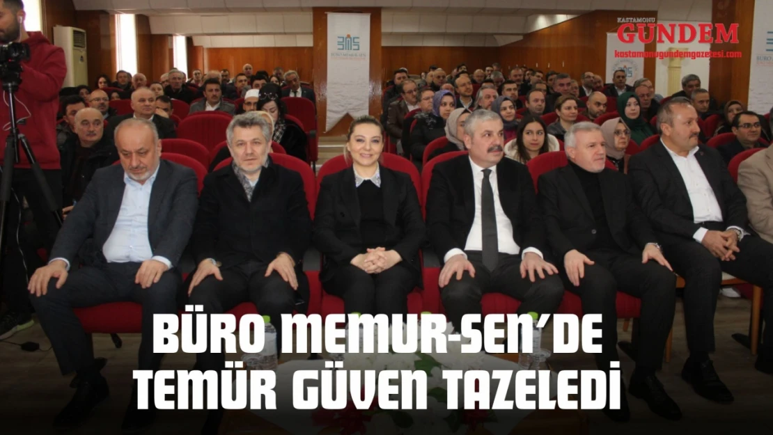 Büro Memur-Sen'de Temür Güven Tazeledi