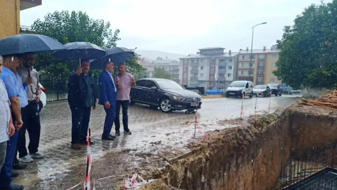 Camii İnşaatı Temel Atma Töreni Yapıldı