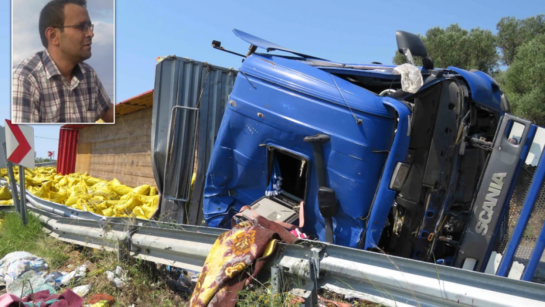 Çanakkale'de trafik kazası: 1 ölü, 1 yaralı