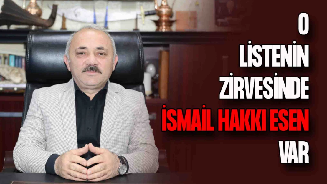 Çankırı Belediye Başkanı İsmail Hakkı Esen, O Listenin Zirvesinde!