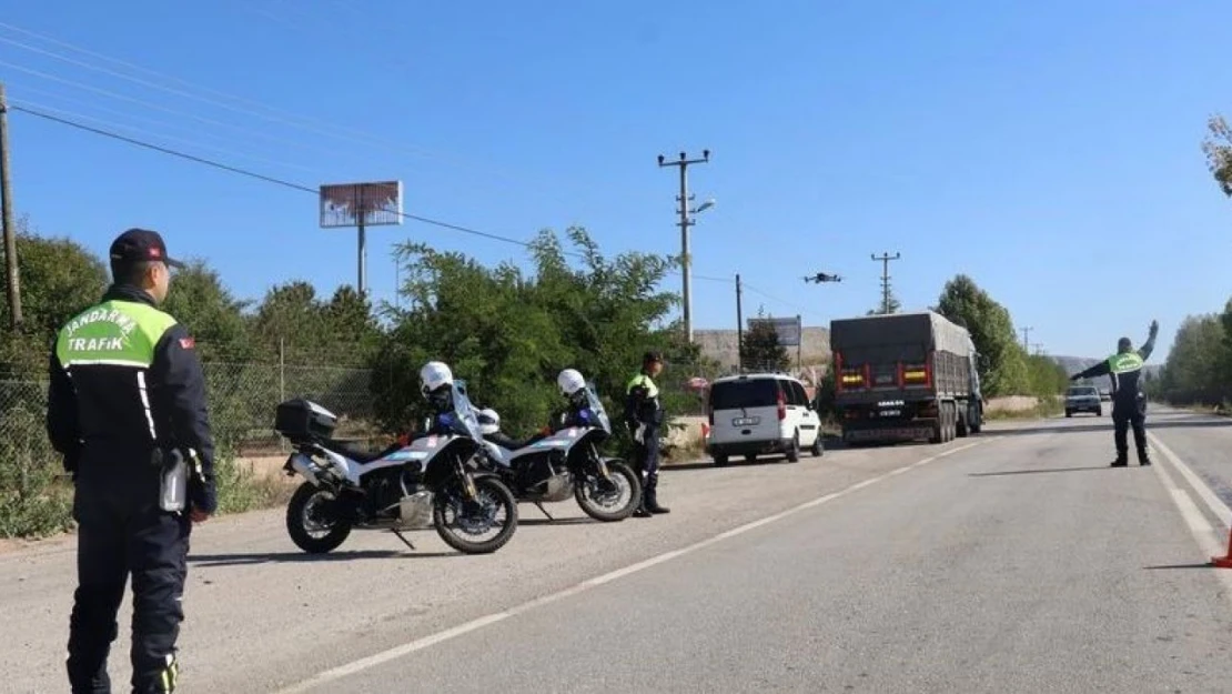 Çankırı'da 72 Araç Trafikten Men Edildi