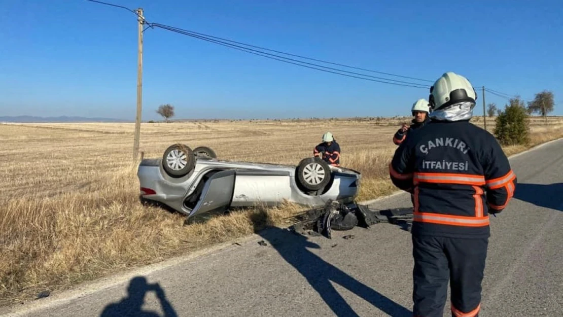 Çankırı'da İki Otomobil Çarpıştı: 9 Yaralı