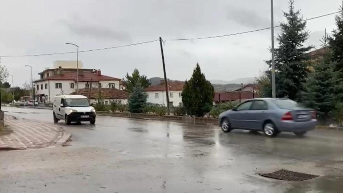 Çankırı'da Sağanak Yağış Etkili Oldu