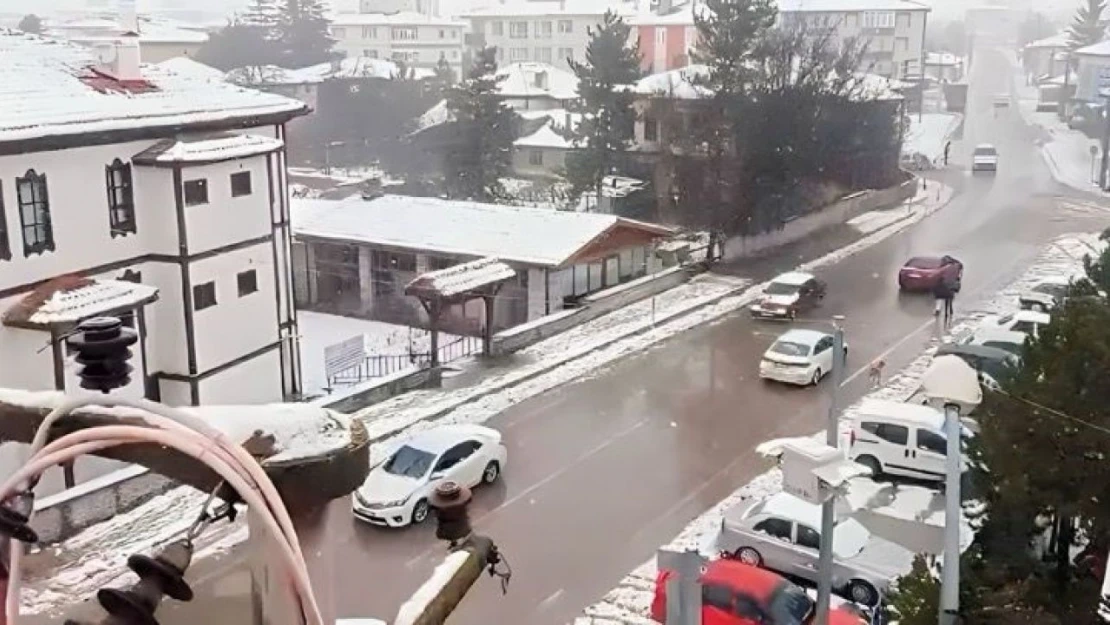 Çankırı'da Kar Yağışı Etkili