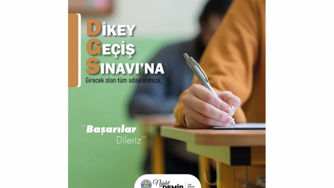 Cide Belediye Başkanı Demir'den DGS Adaylarına Başarı Mesajı