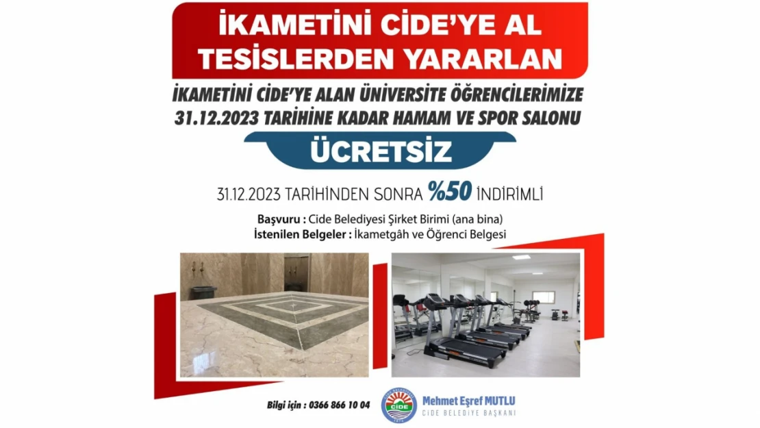 Cide Belediyesi'nden Çağrı!