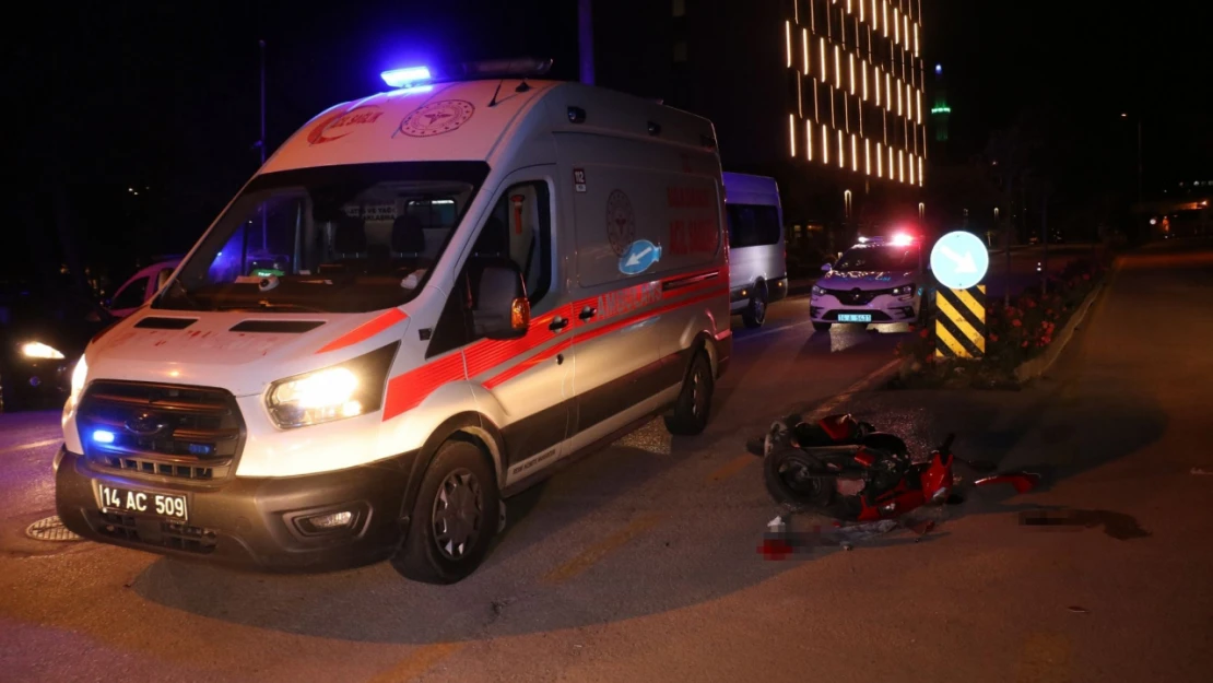 Cip ile motosiklet çarpıştı: 1 yaralı