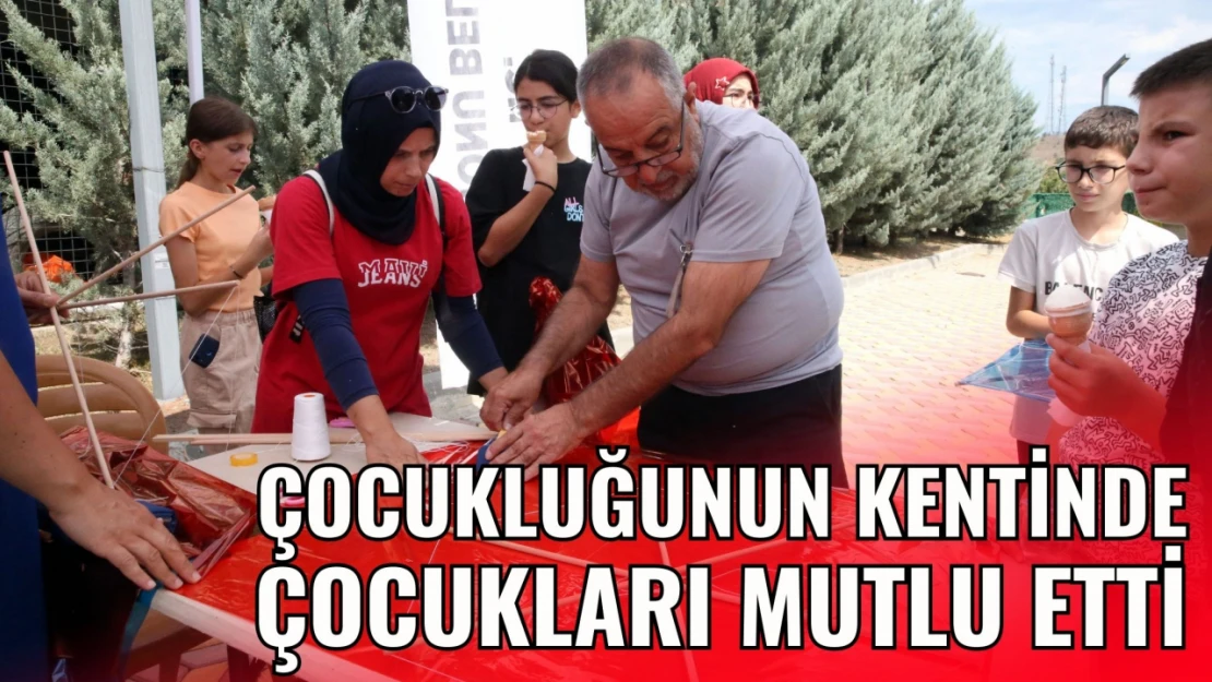 Çocukluğunun Kentinde Çocukları Mutlu Etti