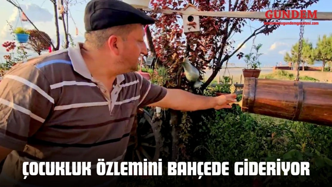 Çocukluk Özlemini Bahçede Gideriyor