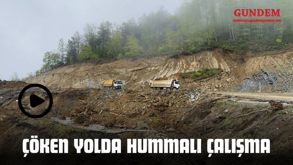 Çöken Yolda Hummalı Çalışma