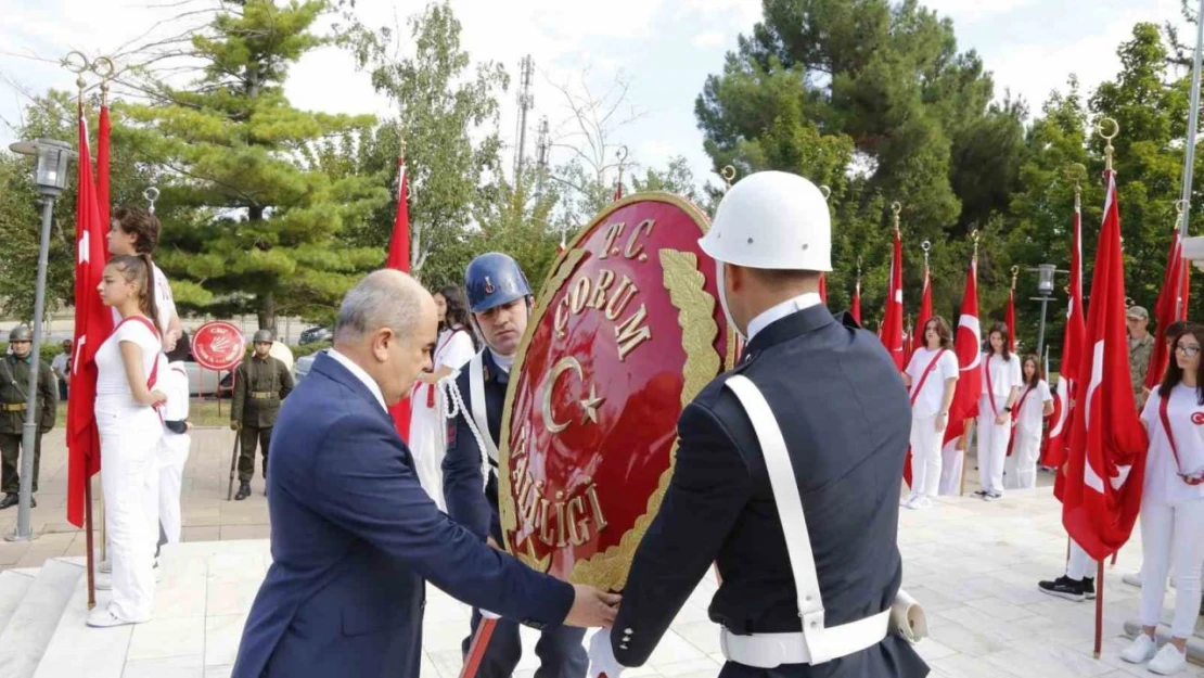 Çorum'da 30 Ağustos Zafer Bayramı Törenlerle Kutlandı