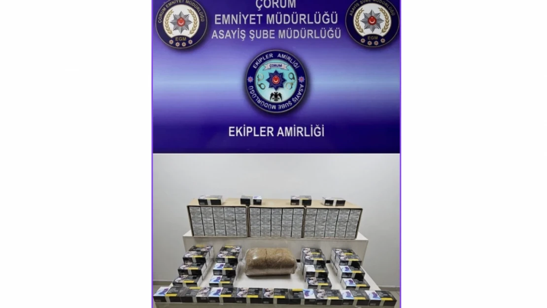 Çorum'da Asayiş Operasyonları Gerçekleştirildi